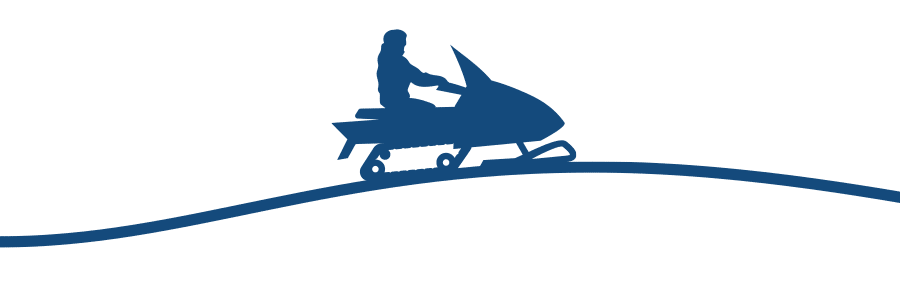 Snowmobile Blue